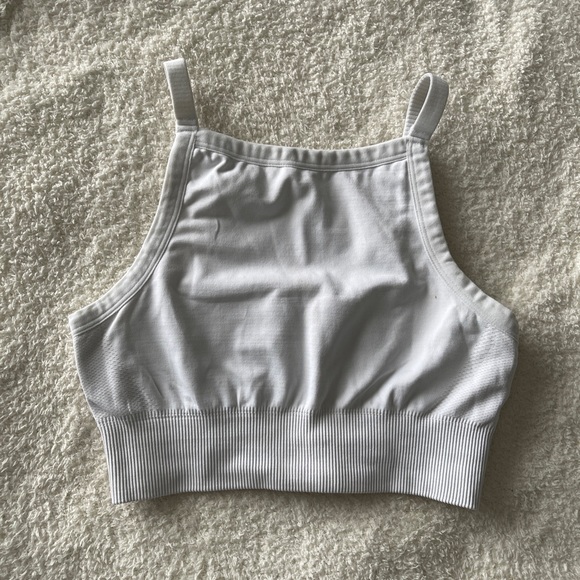 aerie Intimates & Sleepwear White Halter Sports Bra Aerie Poshmark